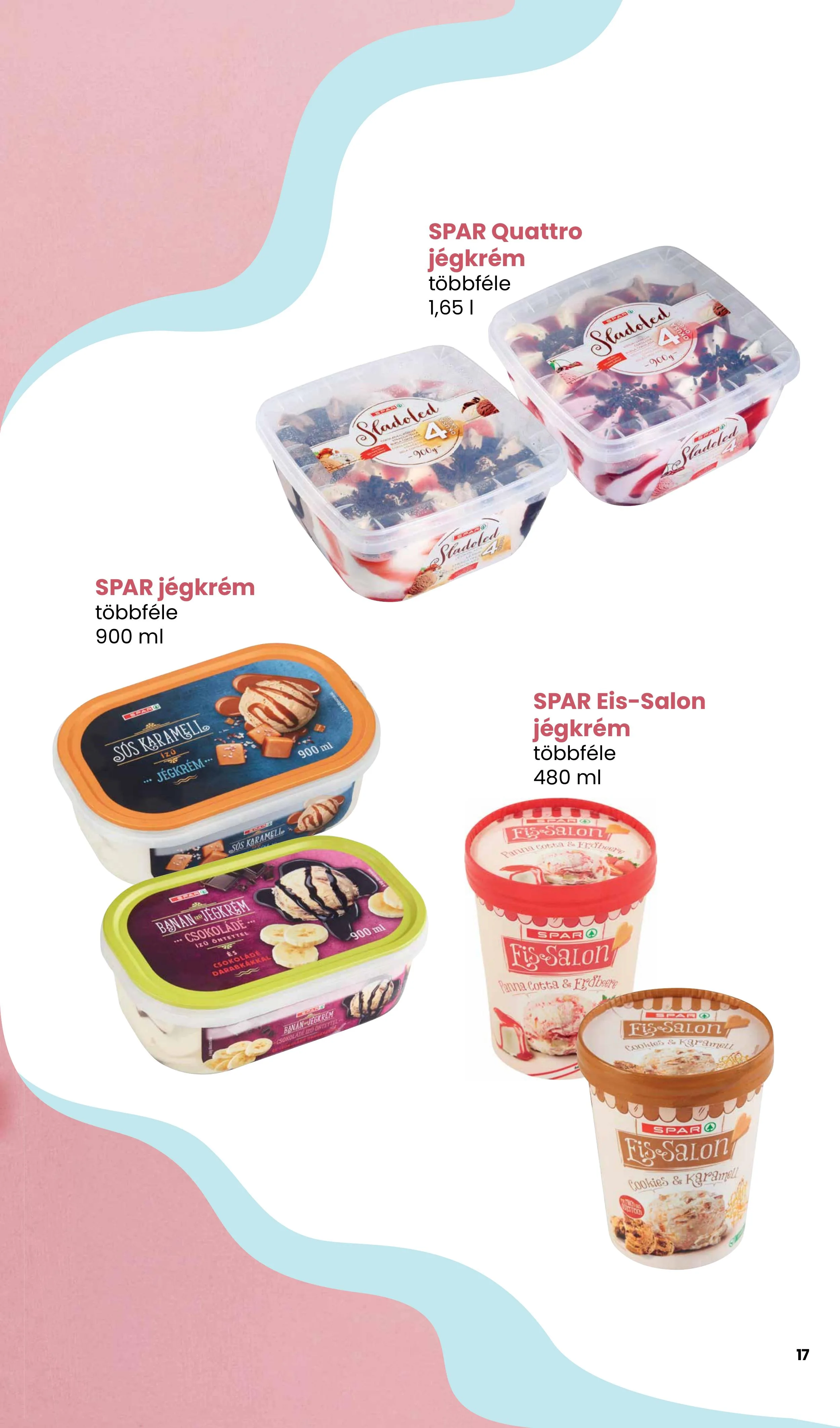 Spar akciós újság Jegkrem 05.14–05.14 – 17. oldal