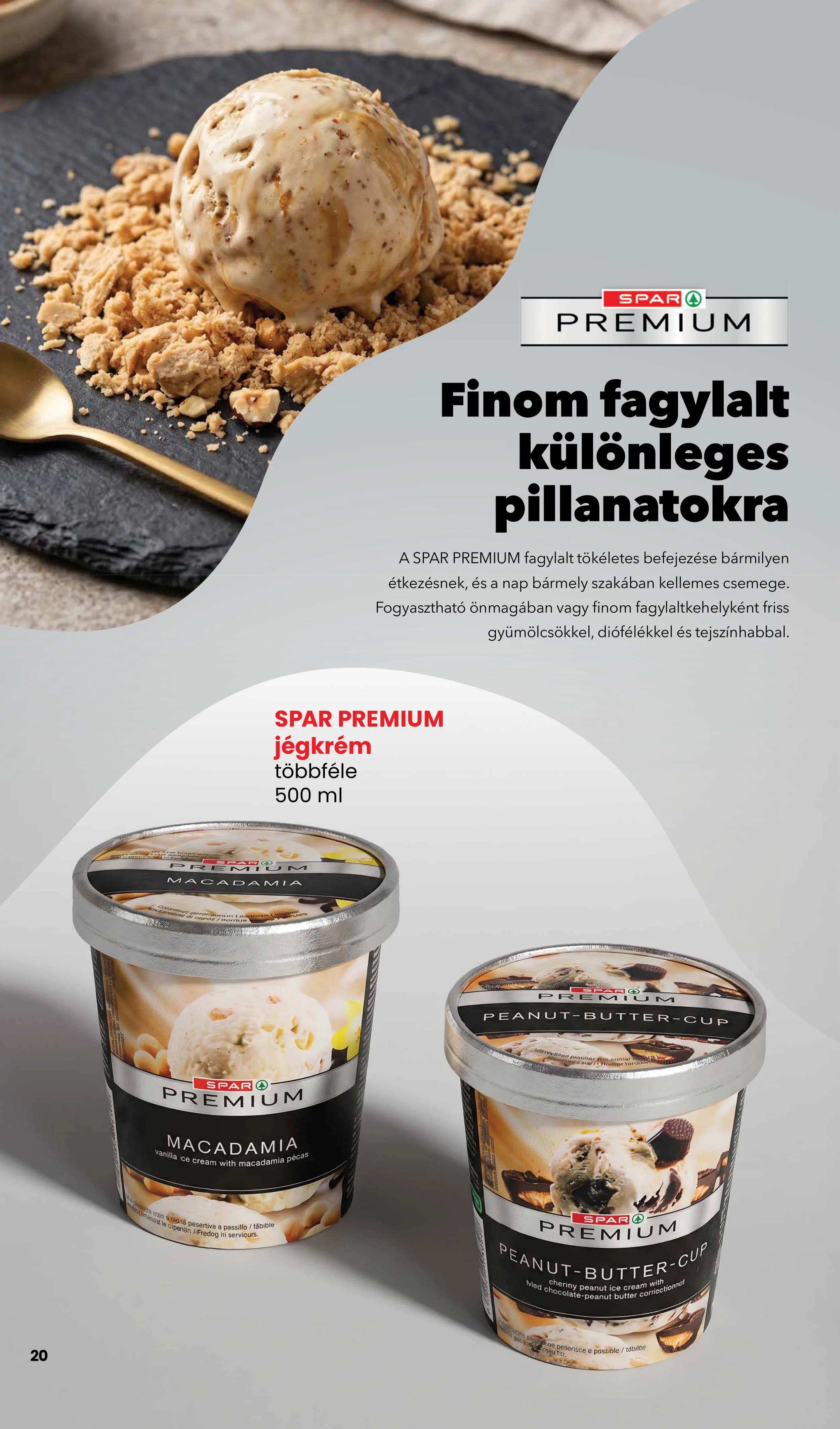 Spar akciós újság Jegkrem 05.14–05.14 – 20. oldal