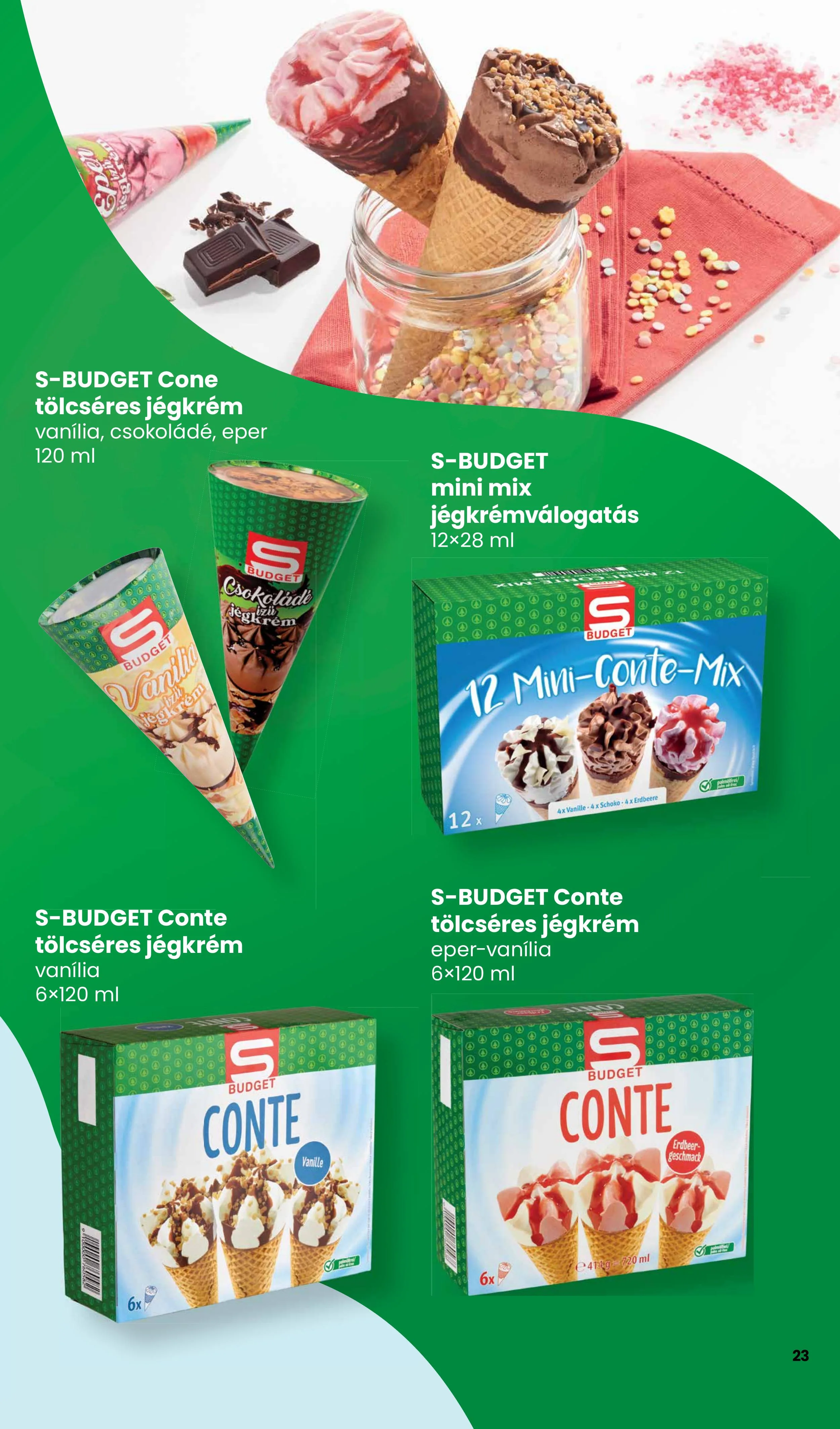 Spar akciós újság Jegkrem 05.14–05.14 – 23. oldal