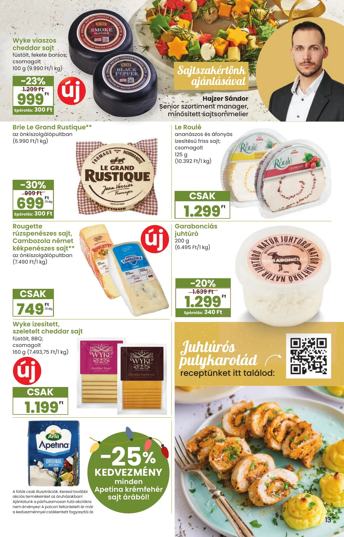 Spar akciós újság Karácsonyi Inyenc 11.27–12.27 – 13. oldal