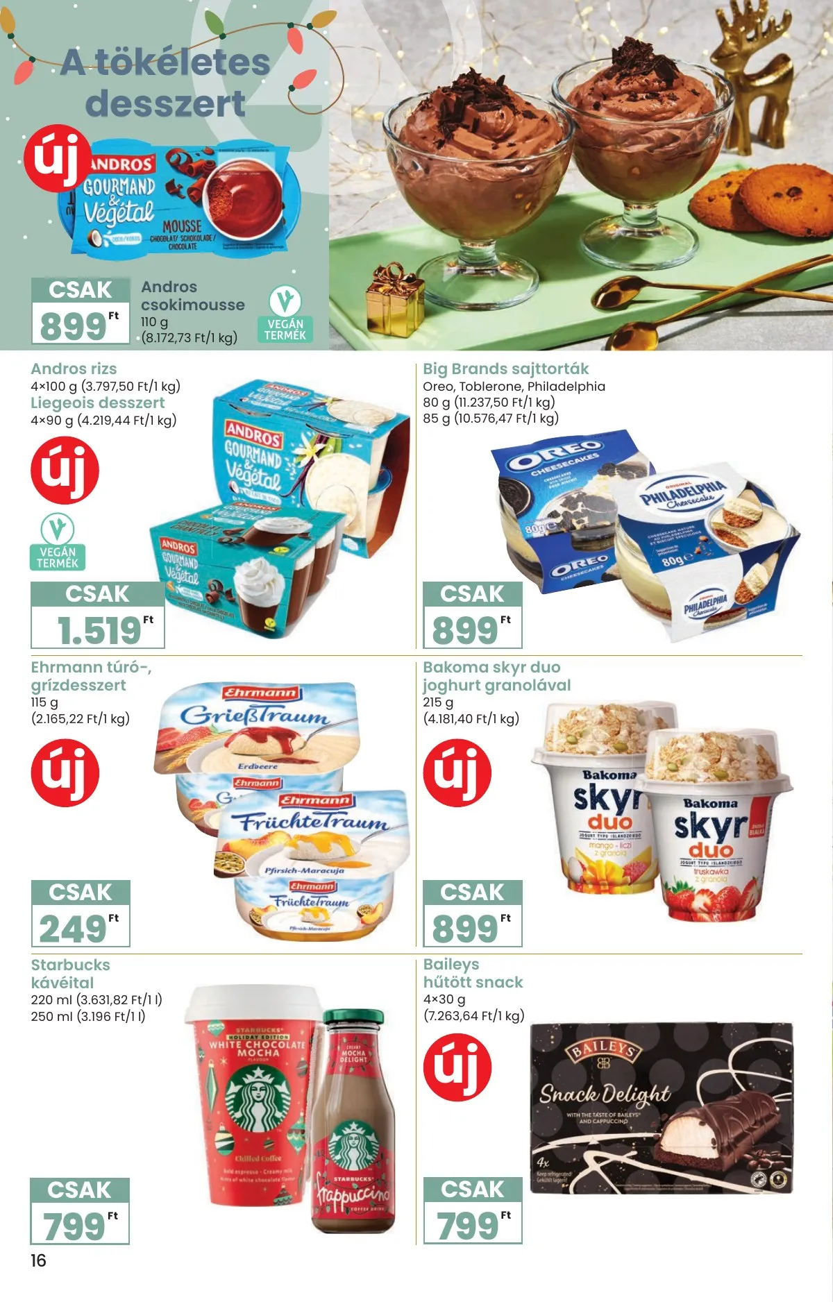 Spar akciós újság Karácsonyi Inyenc 11.27–12.27 – 16. oldal