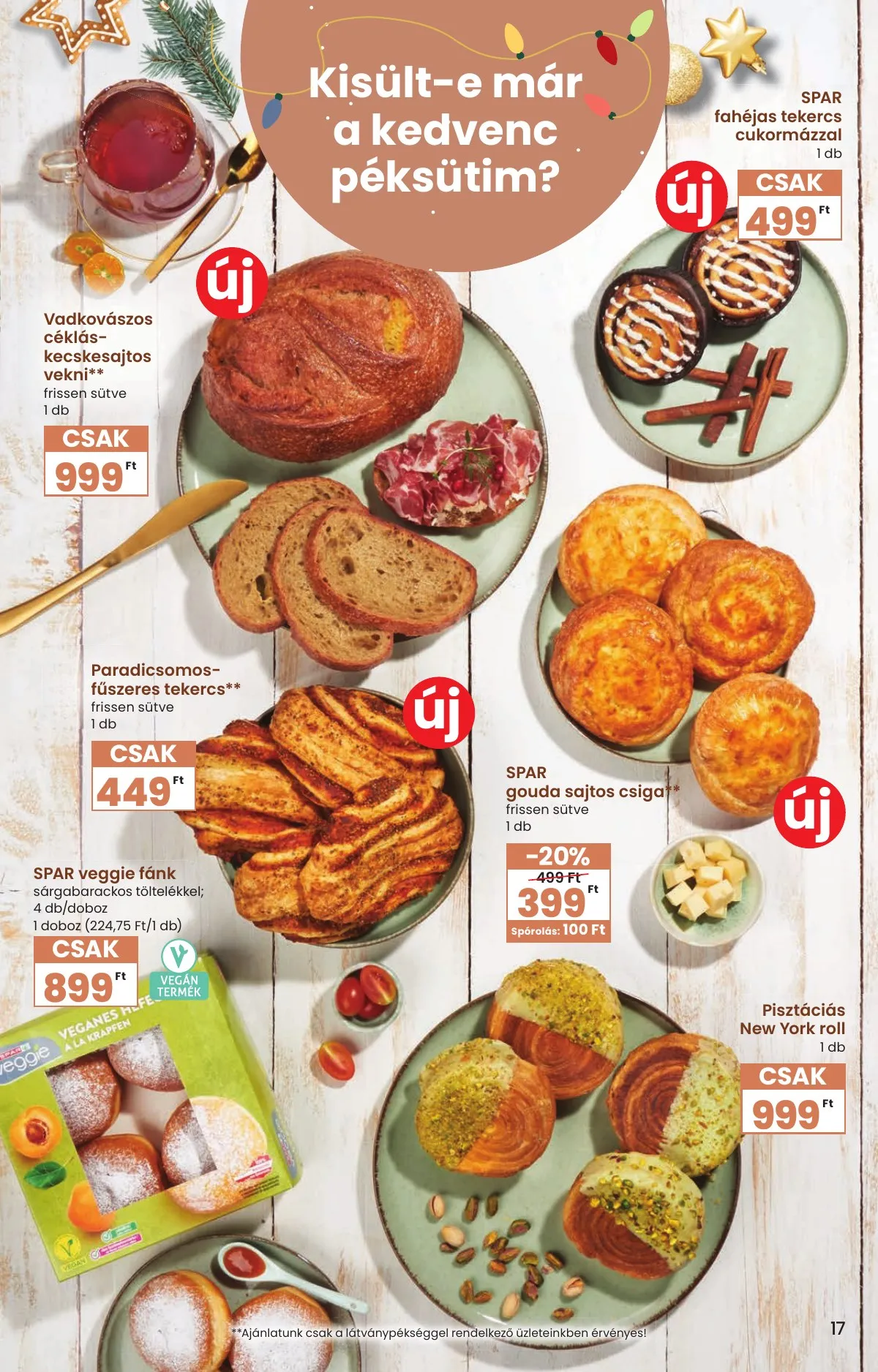 Spar akciós újság Karácsonyi Inyenc 11.27–12.27 – 17. oldal