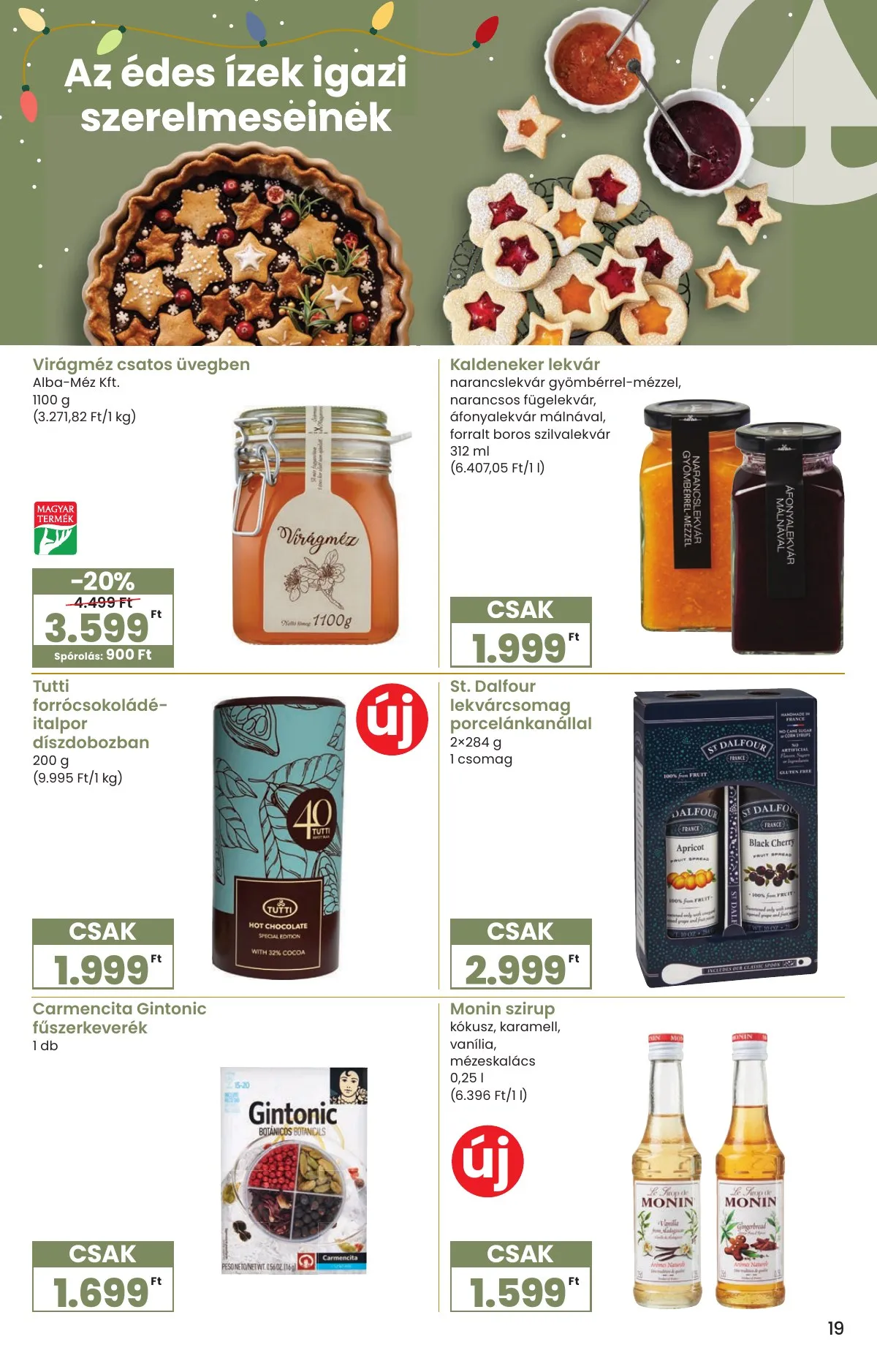 Spar akciós újság Karácsonyi Inyenc 11.27–12.27 – 19. oldal