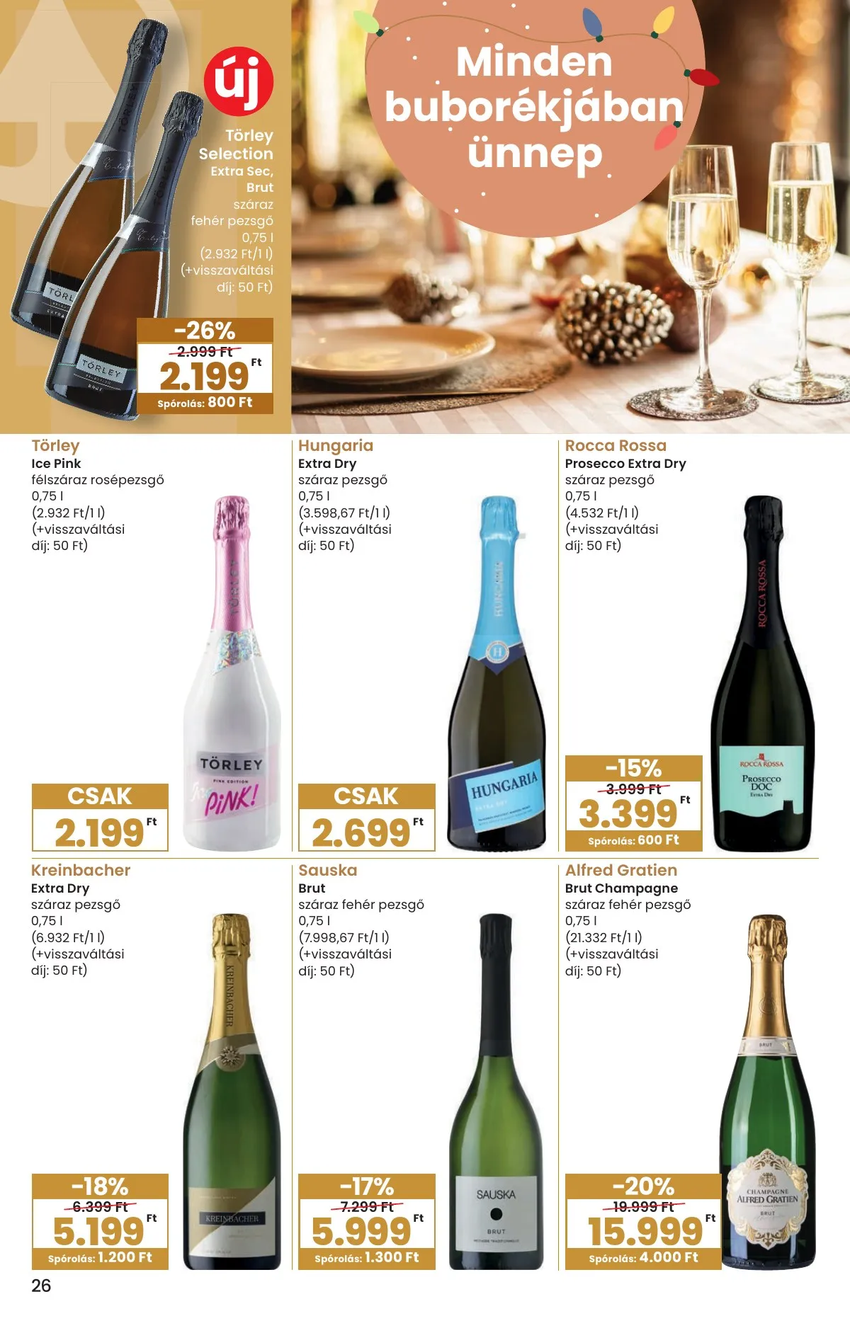 Spar akciós újság Karácsonyi Inyenc 11.27–12.27 – 26. oldal