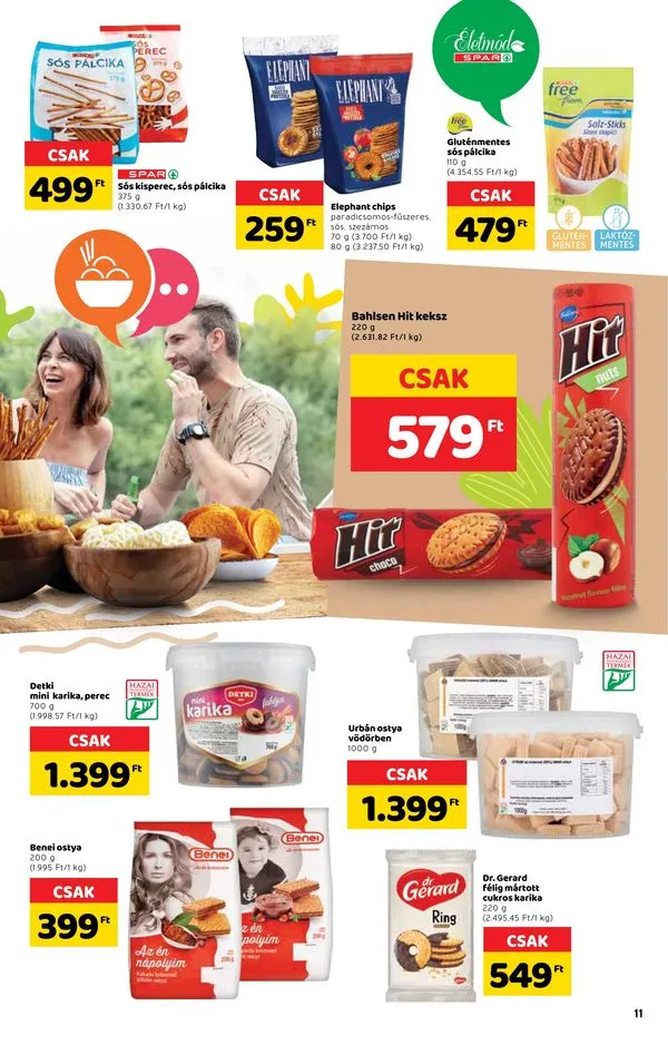 Spar akciós újság Kerti party 06.15–07.13 – 11. oldal