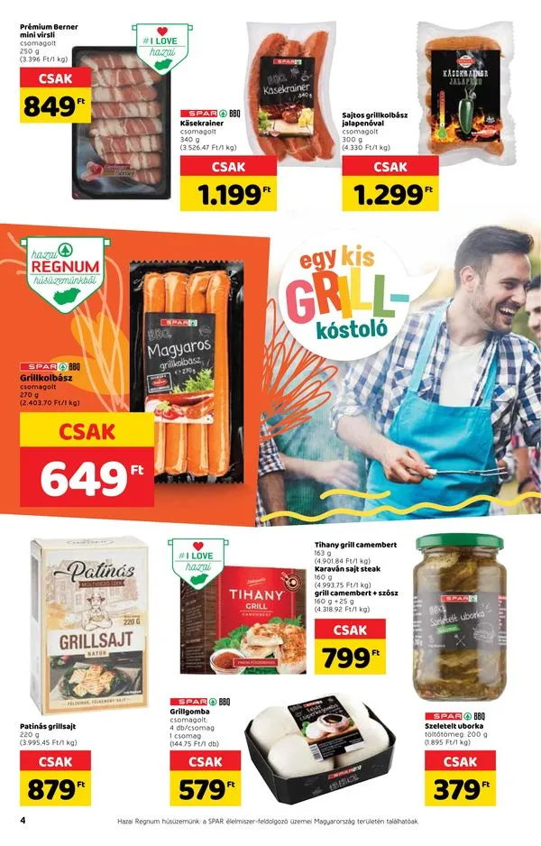 Spar akciós újság Kerti party 06.15–07.13 – 4. oldal