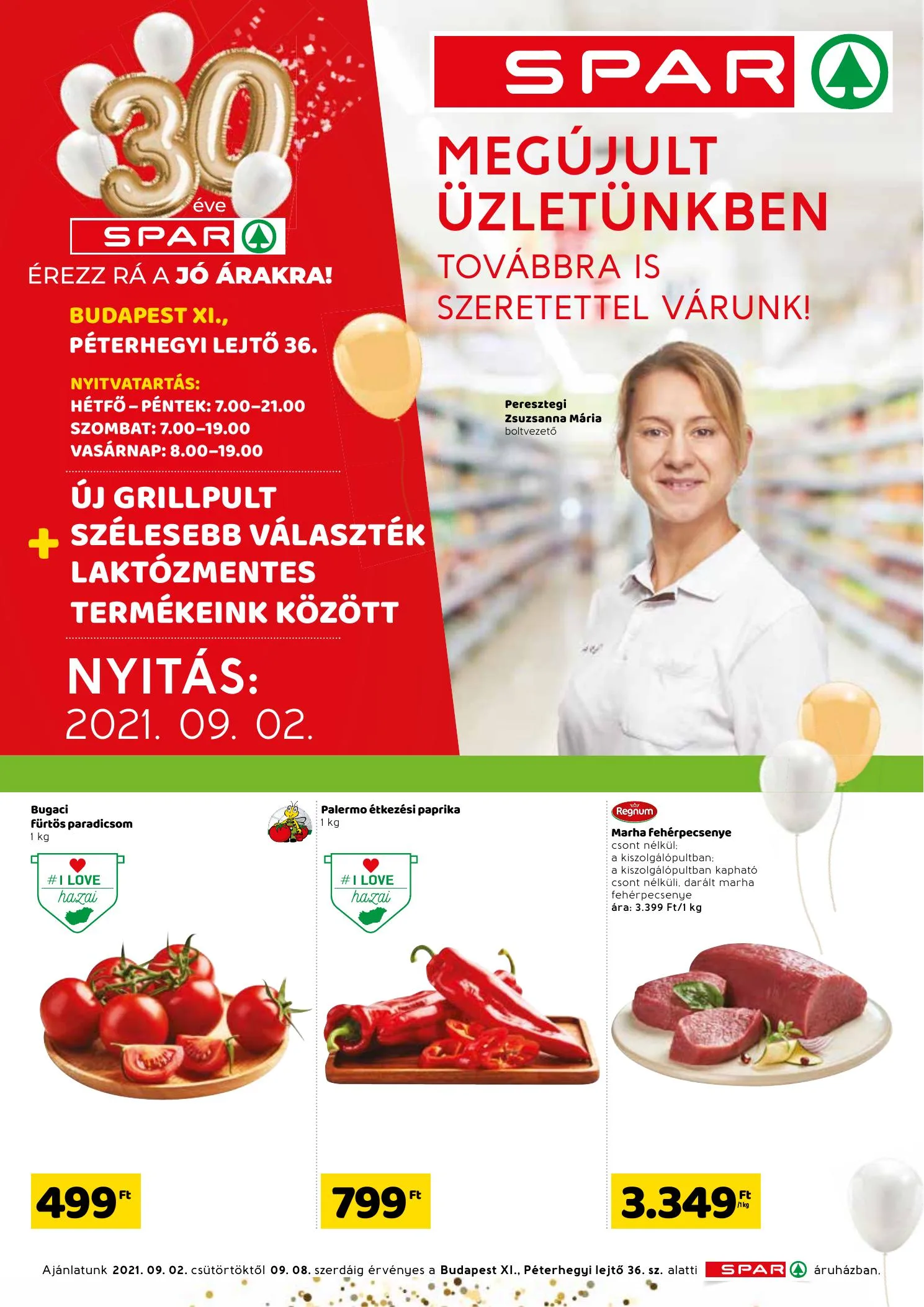 Spar akciós újság Market Bp Xi 09.02–09.08