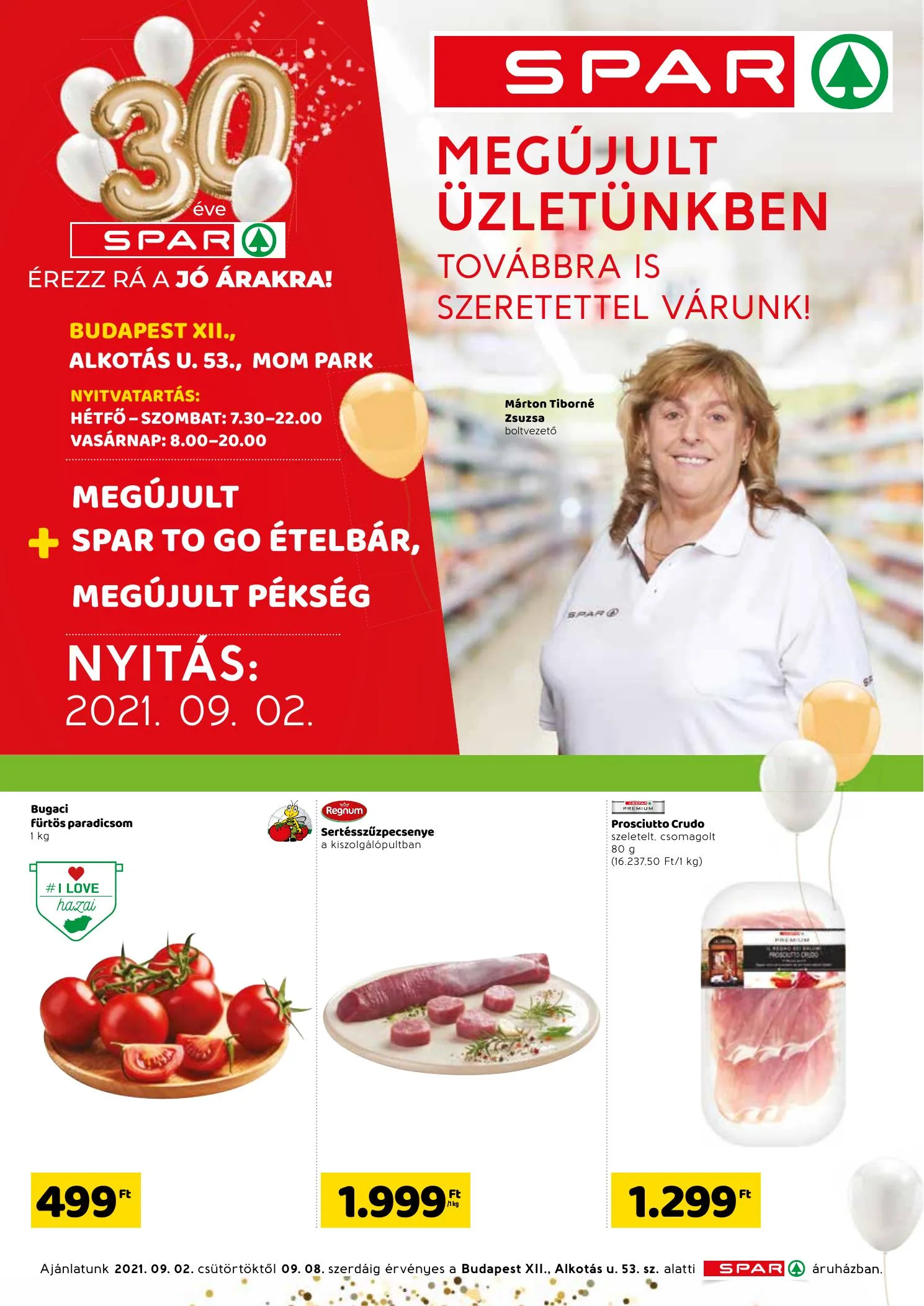 Spar akciós újság Market Bp Xii 09.02–09.08