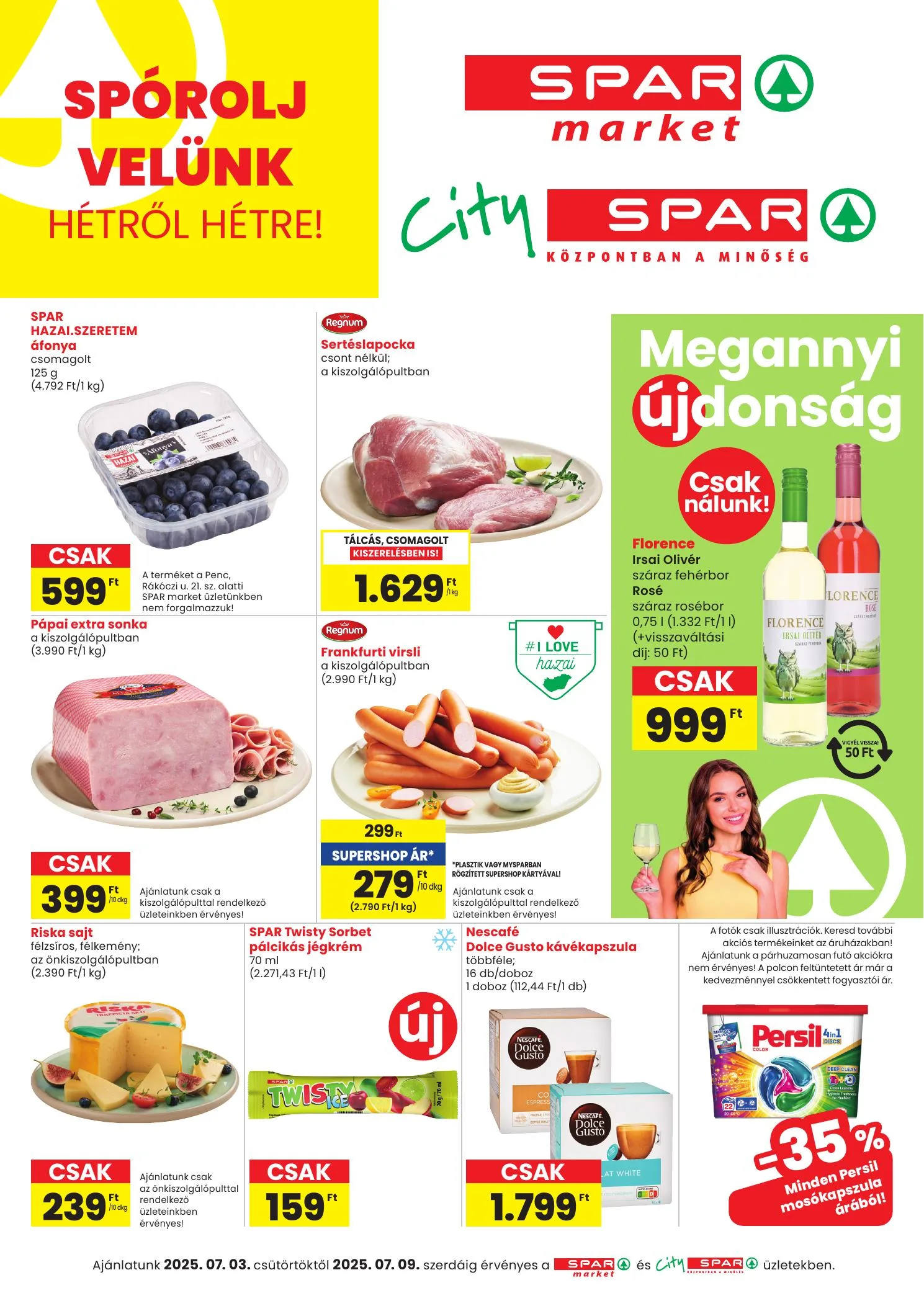 Spar akciós újság Market és City Spar 07.03–07.09