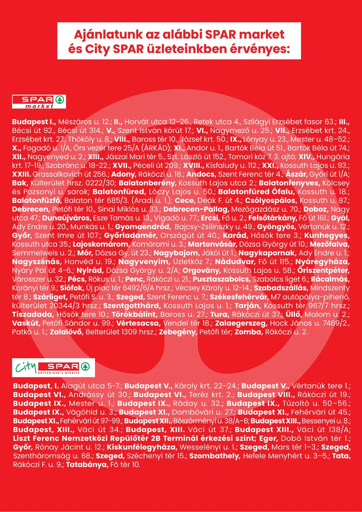 Spar akciós újság Market és City Spar 07.24–07.30 – 3. oldal