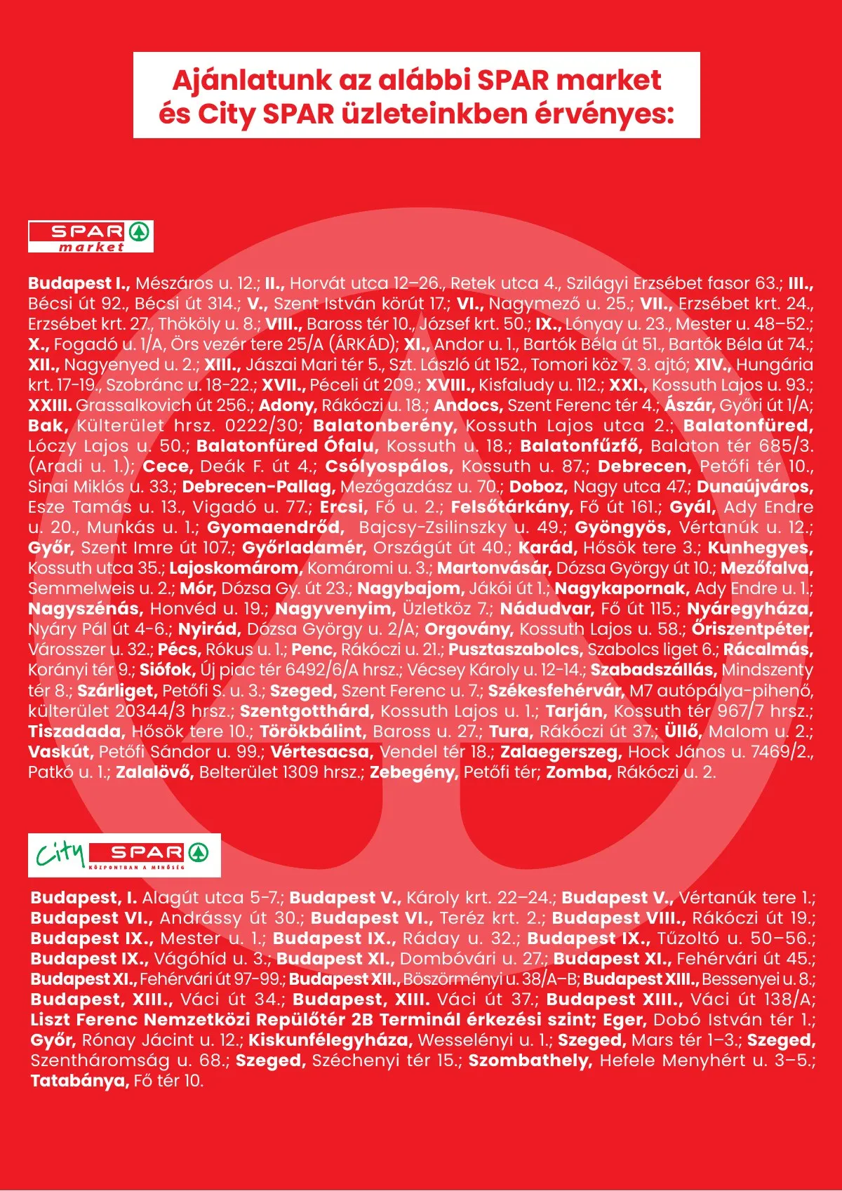 Spar akciós újság Market és City Spar 09.11–09.17 – 3. oldal