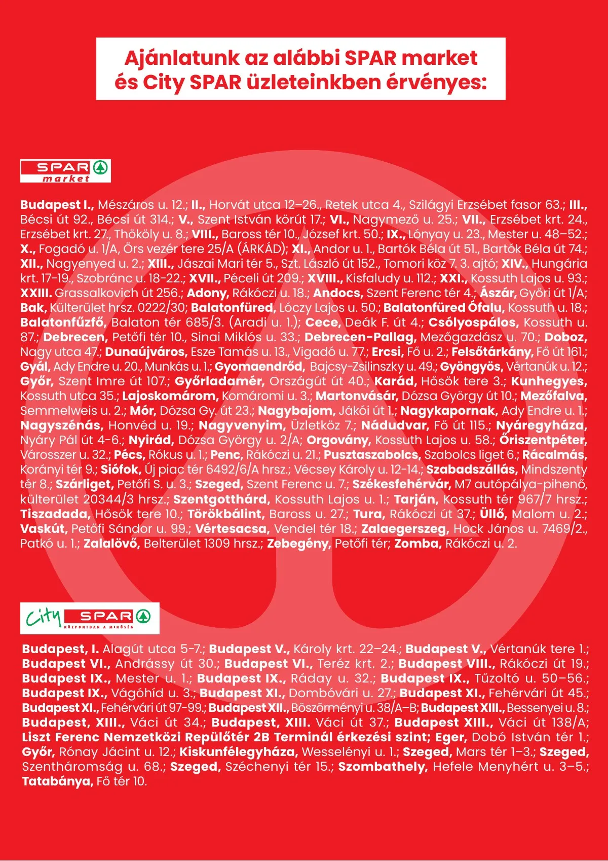 Spar akciós újság Market és City Spar 09.18–09.24 – 3. oldal