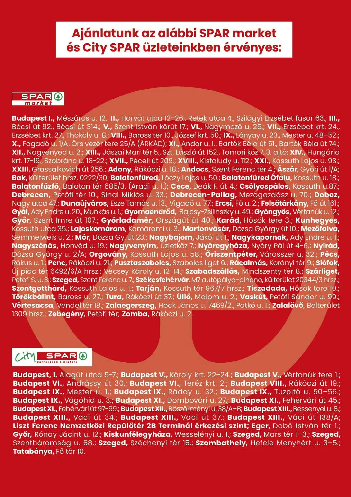 Spar akciós újság Market és City Spar 10.24–10.29 – 3. oldal