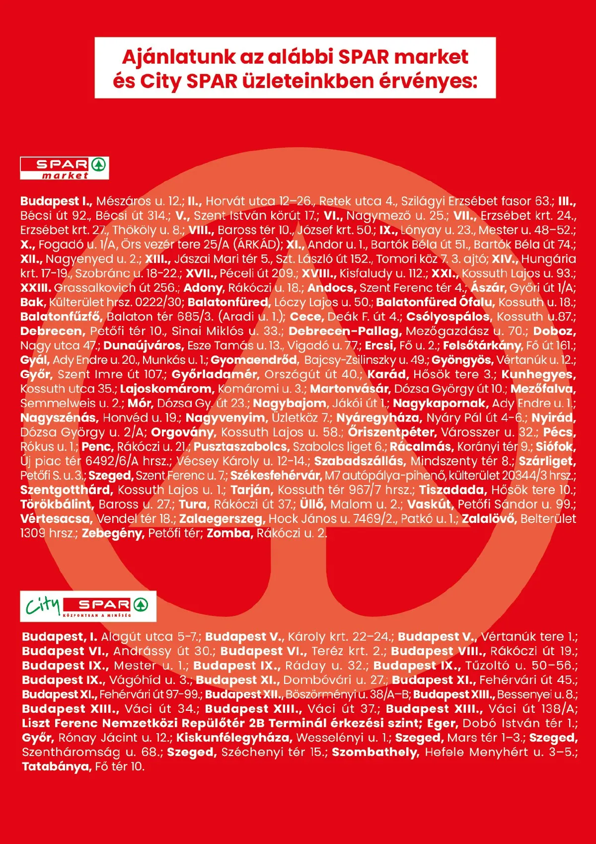 Spar akciós újság Market és City Spar 12.11–12.17 – 3. oldal