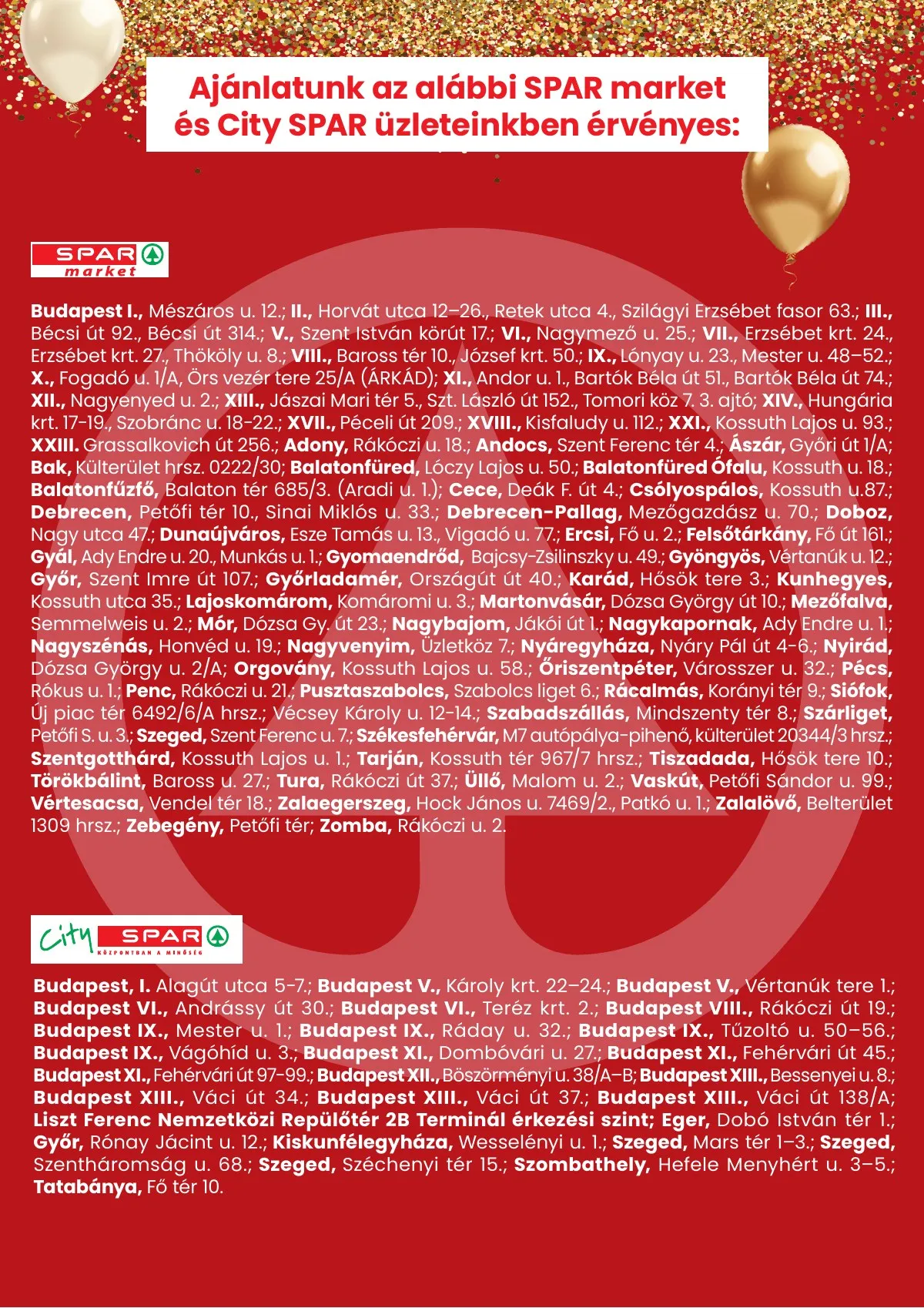 Spar akciós újság Market és City Spar 01.08–01.14 – 3. oldal
