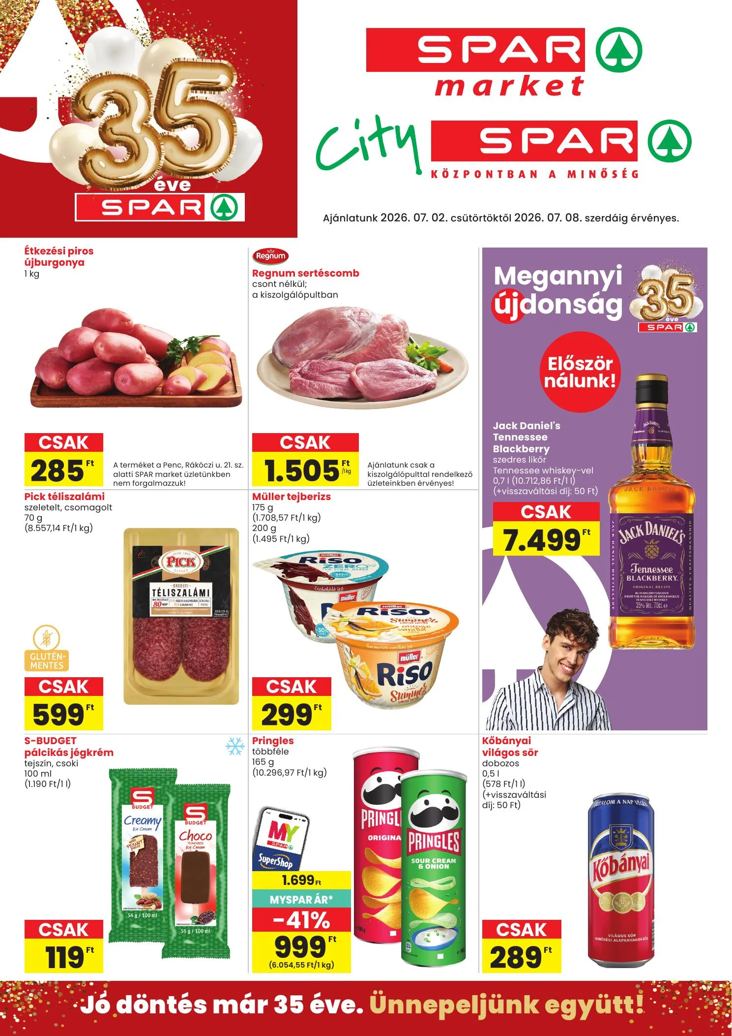 Spar akciós újság Market és City Spar 07.02–07.08