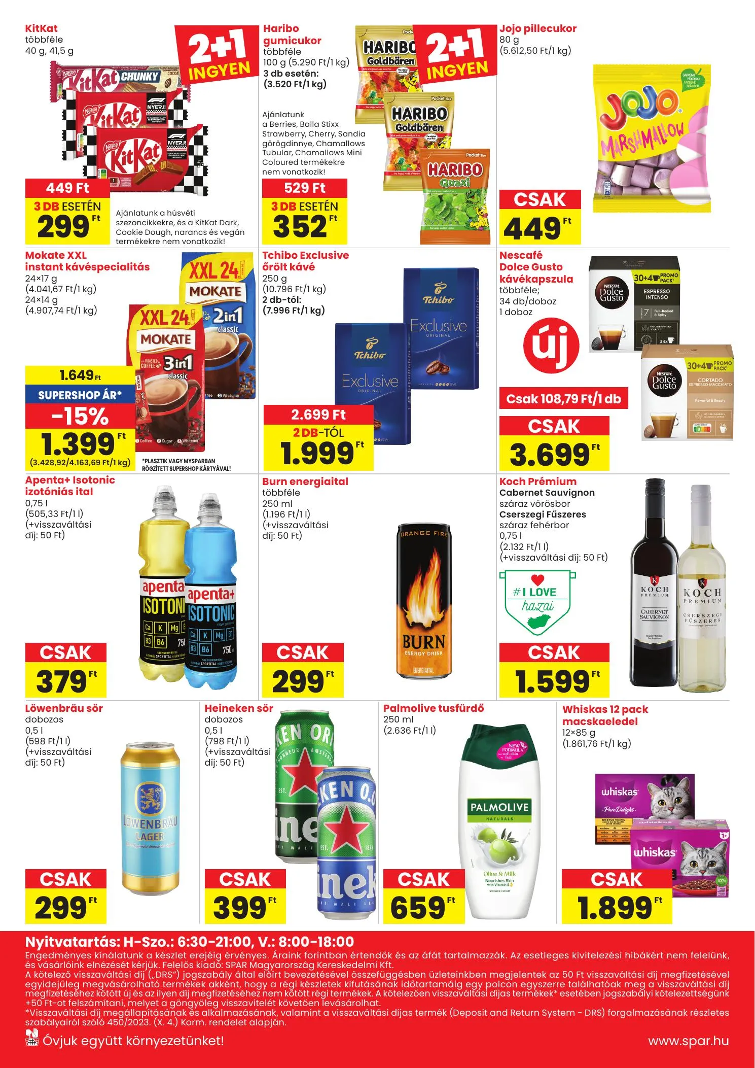 Spar akciós újság Market Thokoly ut megujulas 03.12–03.18 – 4. oldal