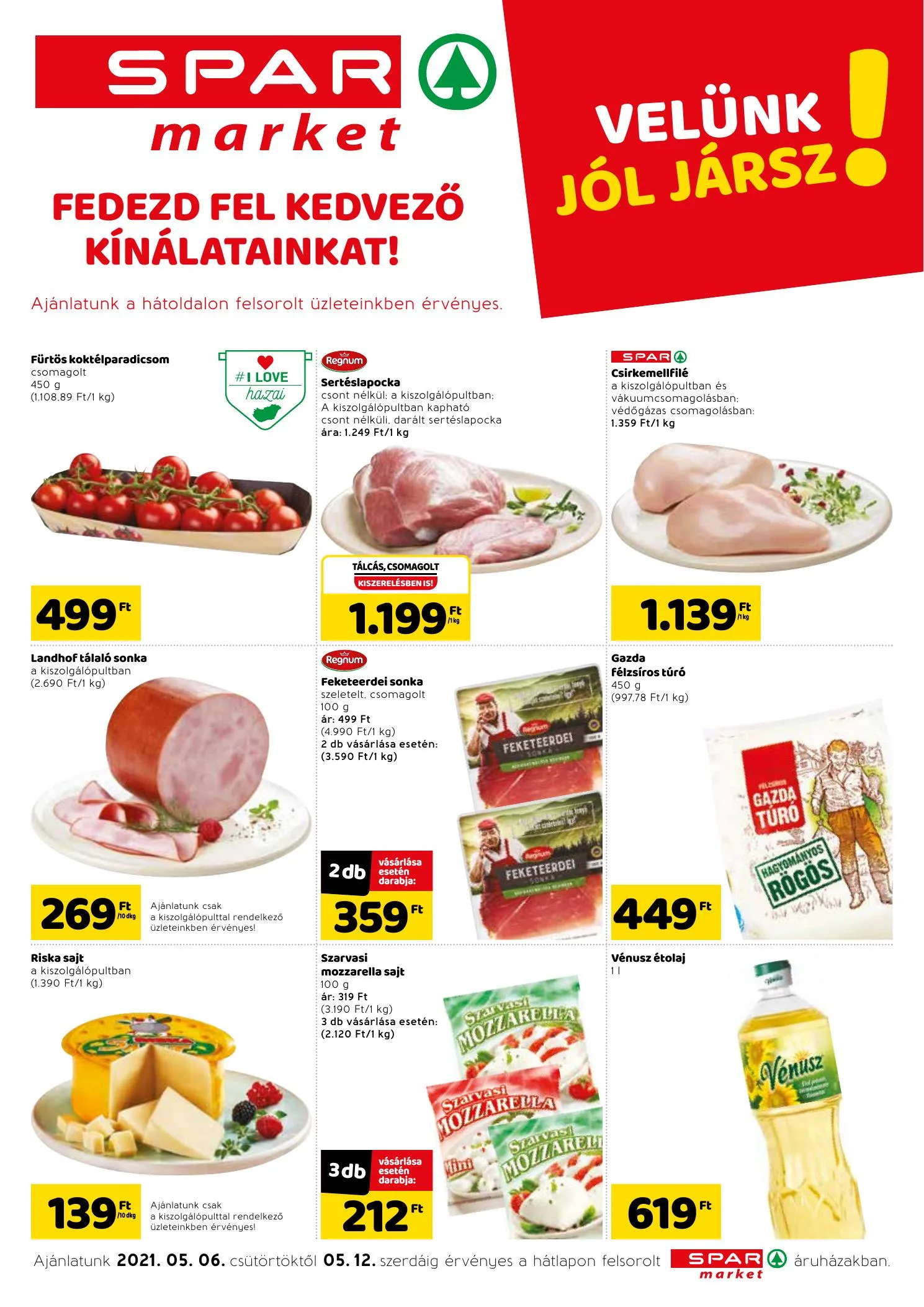 Spar akciós újság Market 05.06–05.12
