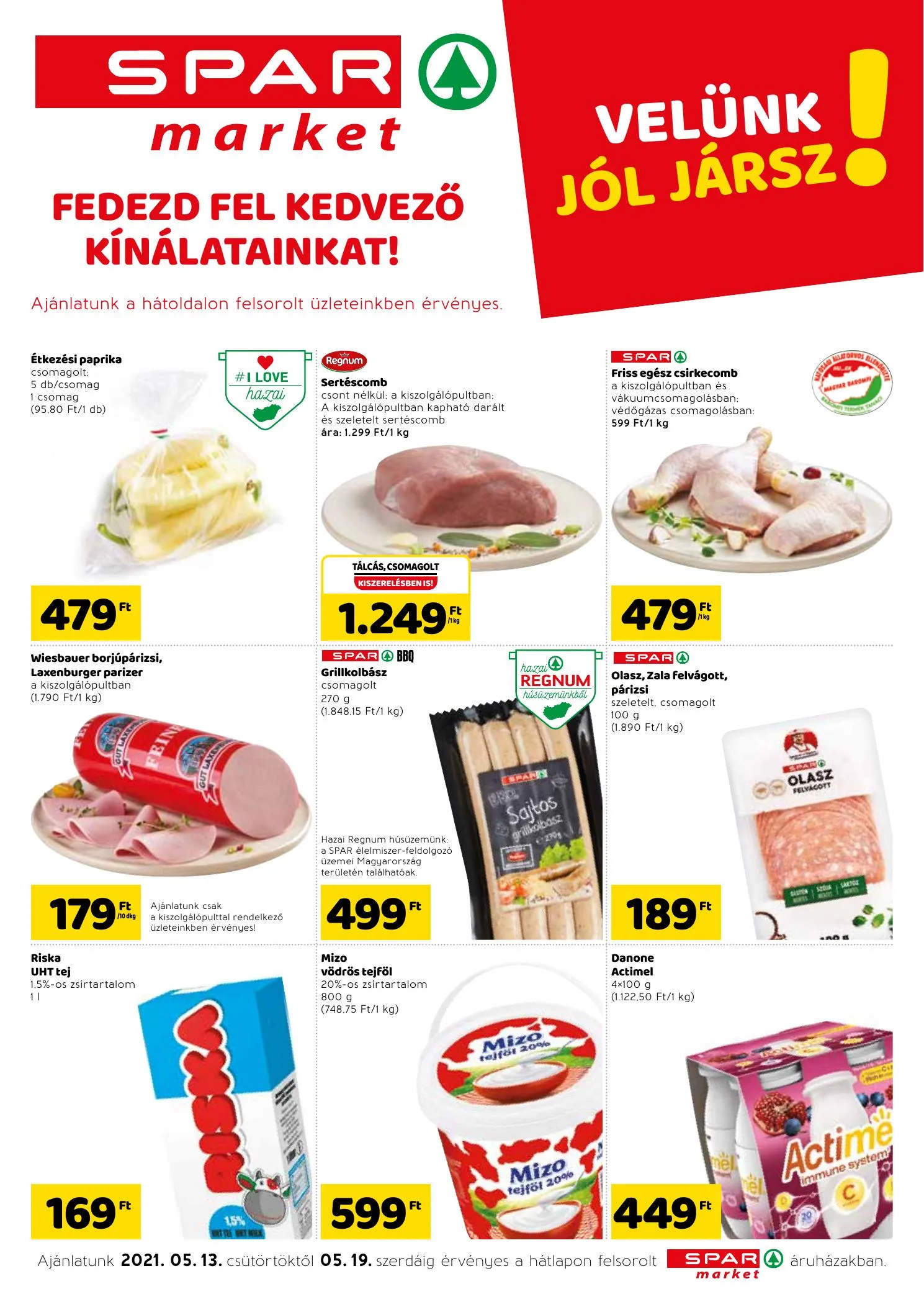 Spar akciós újság Market 05.13–05.19