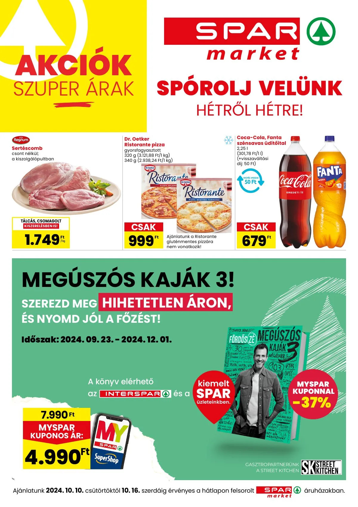 Spar akciós újság Market 10.10–10.16