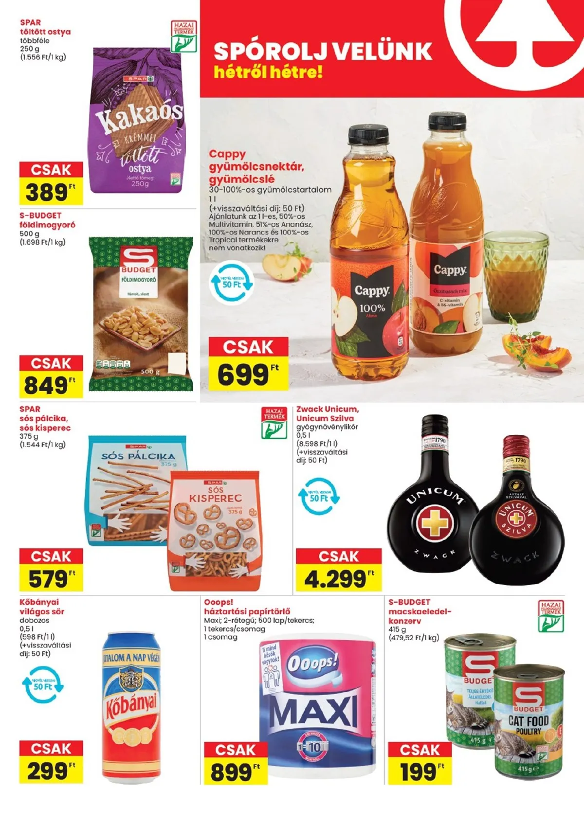 Spar akciós újság Mateszalka ujranyitas 09.18–09.24 – 3. oldal