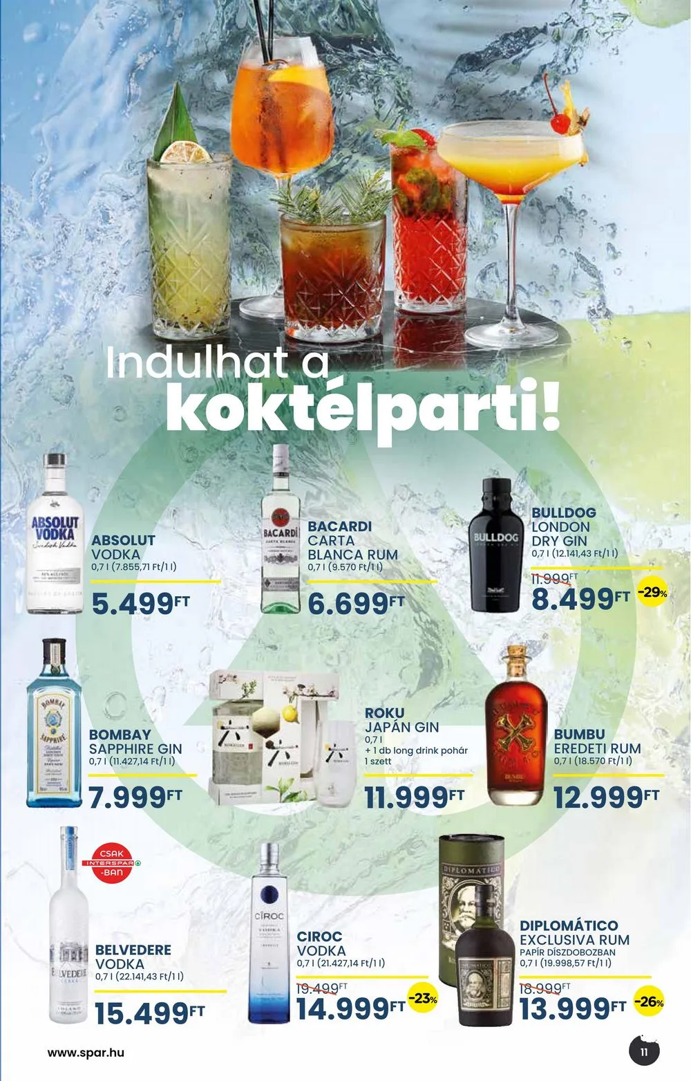 Spar akciós újság Tavaszi borkatalogus 05.02–05.29 – 11. oldal