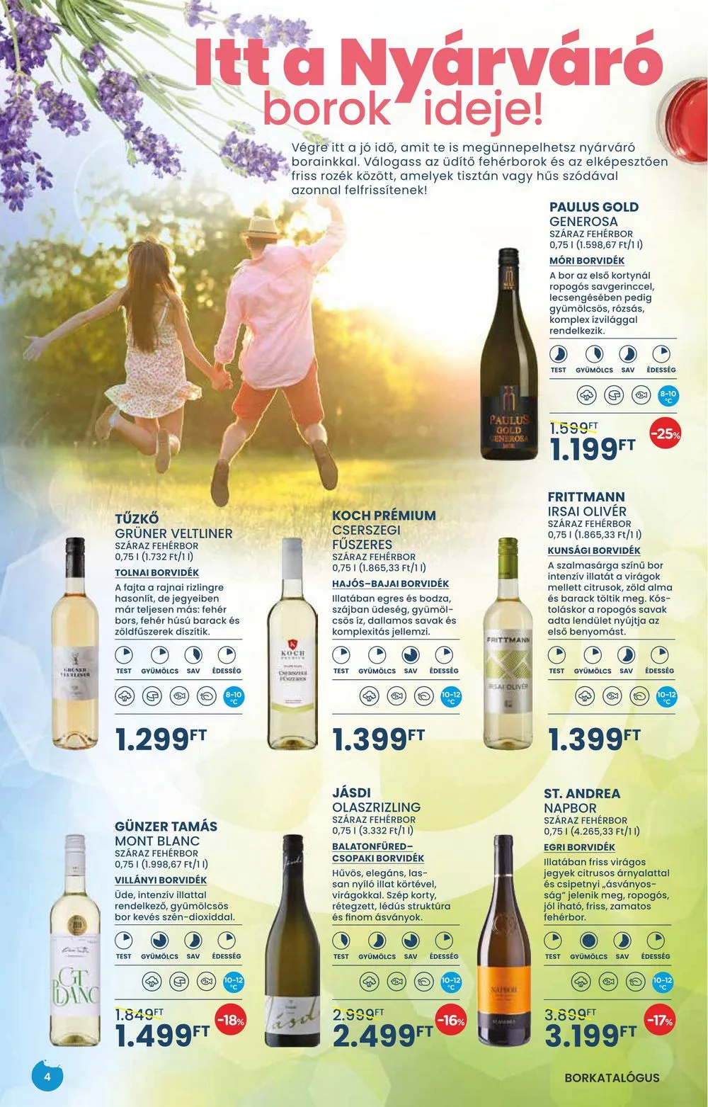 Spar akciós újság Tavaszi borkatalogus 05.02–05.29 – 4. oldal