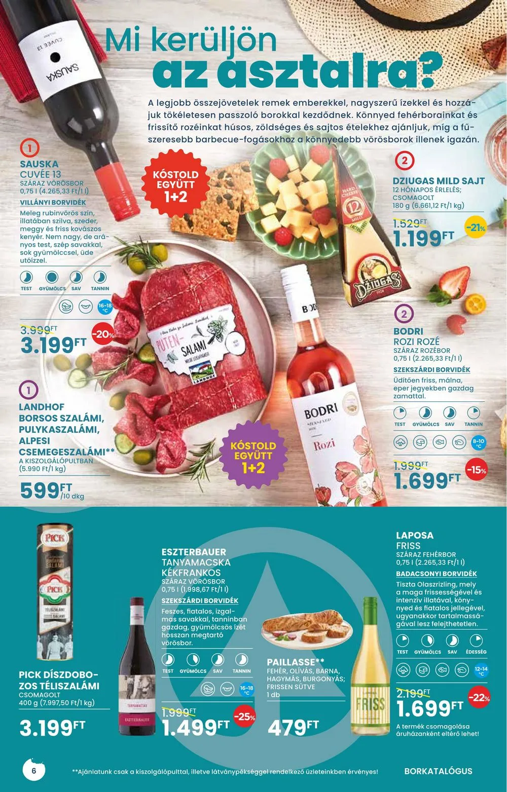 Spar akciós újság Tavaszi borkatalogus 05.02–05.29 – 6. oldal