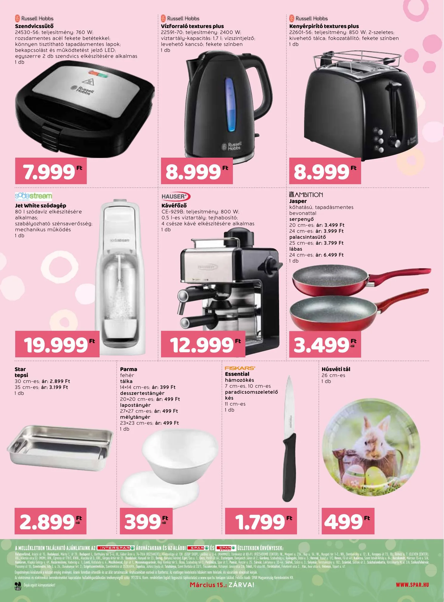 Spar akciós újság Tavaszi katalógus 03.04–03.20 – 4. oldal