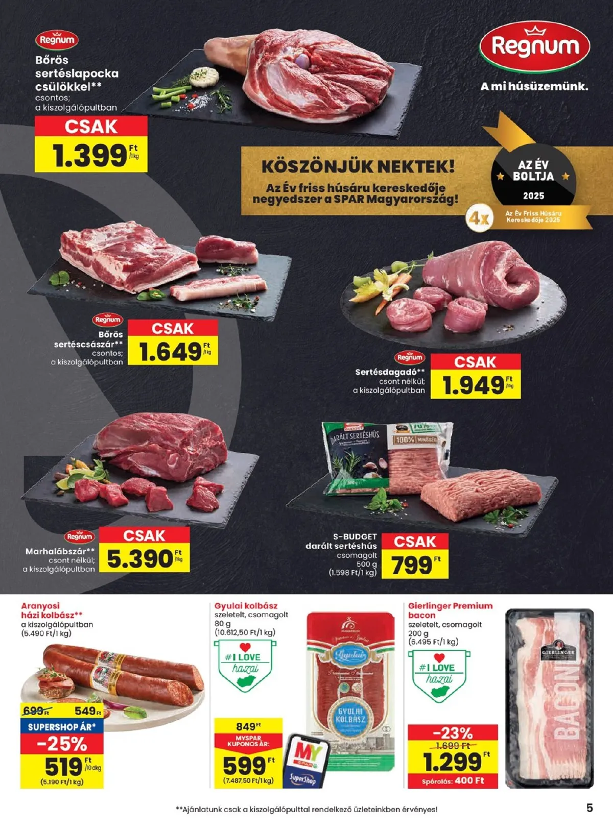 Spar akciós újság Zalaszentgrot 10.30–11.05 – 5. oldal