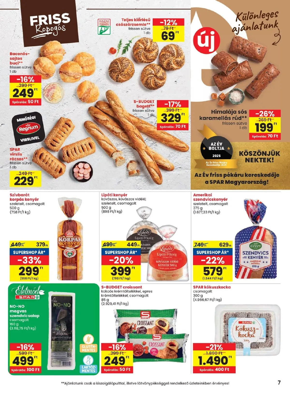 Spar akciós újság Zalaszentgrot 10.30–11.05 – 7. oldal