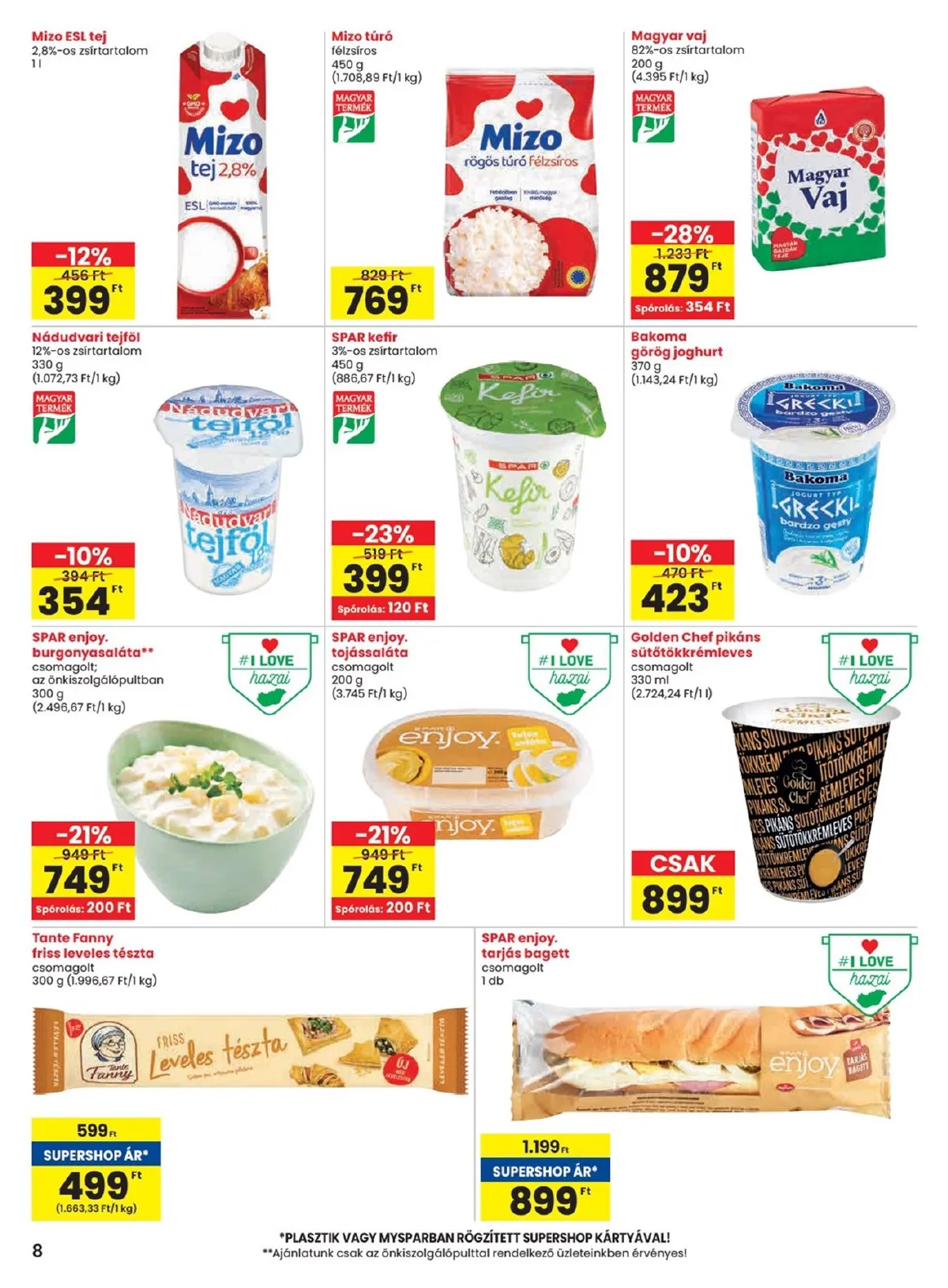 Spar akciós újság Zalaszentgrot 10.30–11.05 – 8. oldal