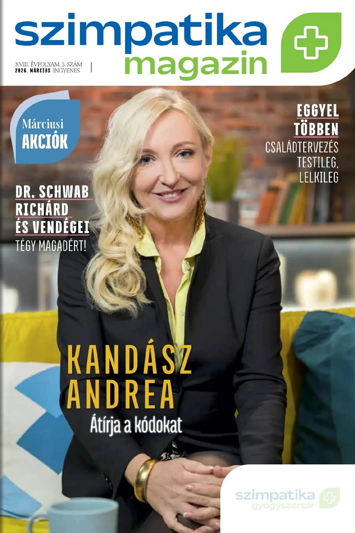 Szimpatika akciós újság 03.01–03.31