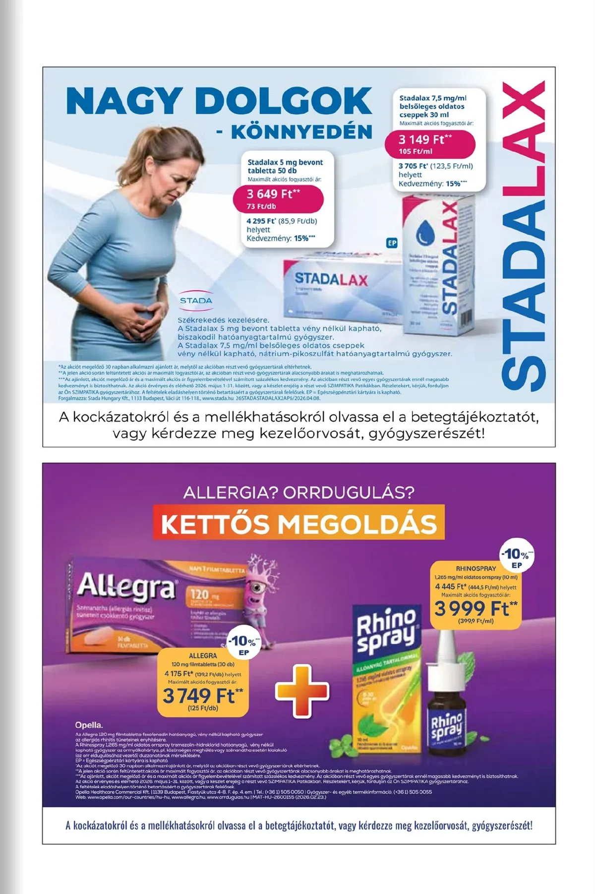 Szimpatika akciós újság 05.01–05.31 – 19. oldal