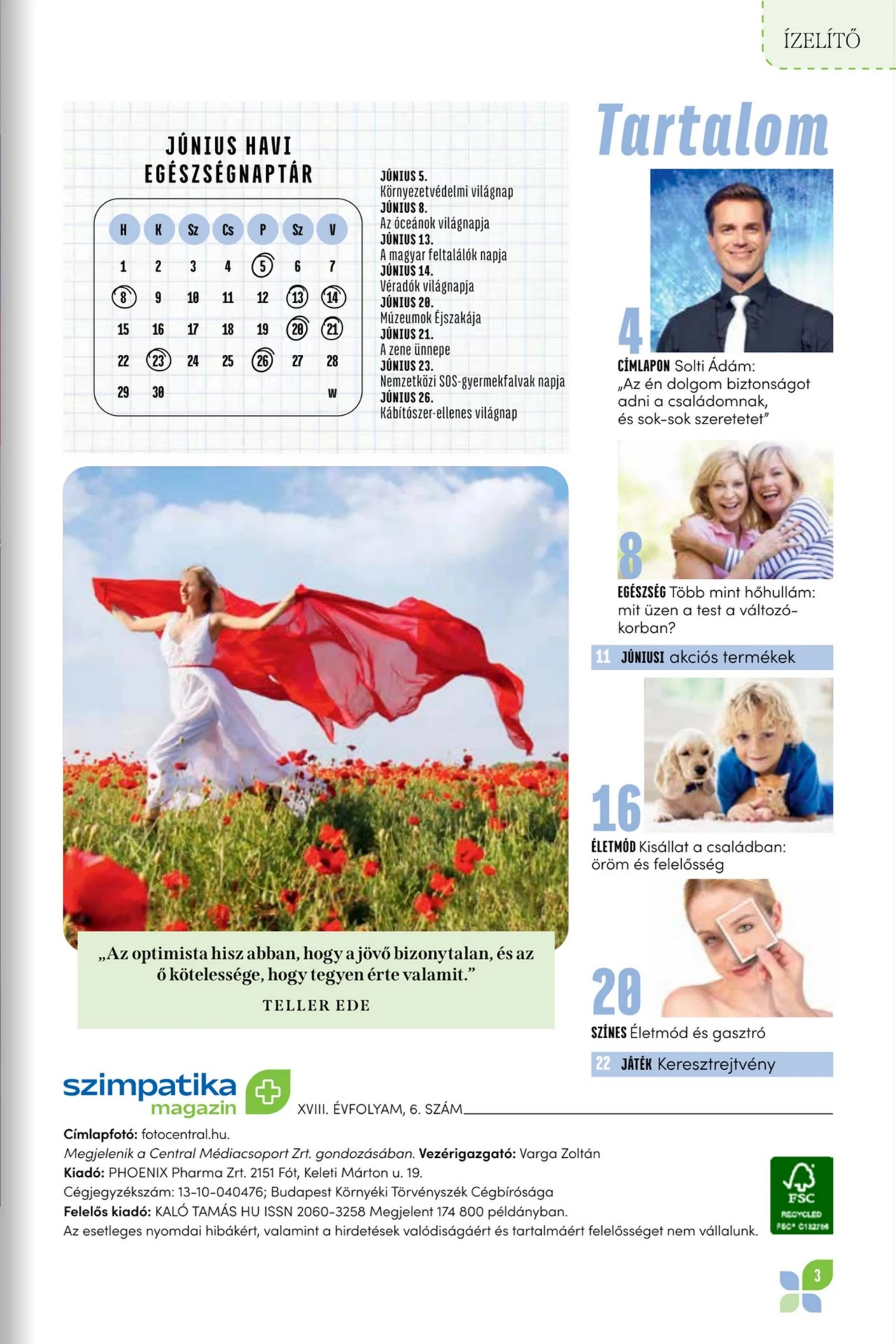 Szimpatika akciós újság 06.01–06.30 – 3. oldal