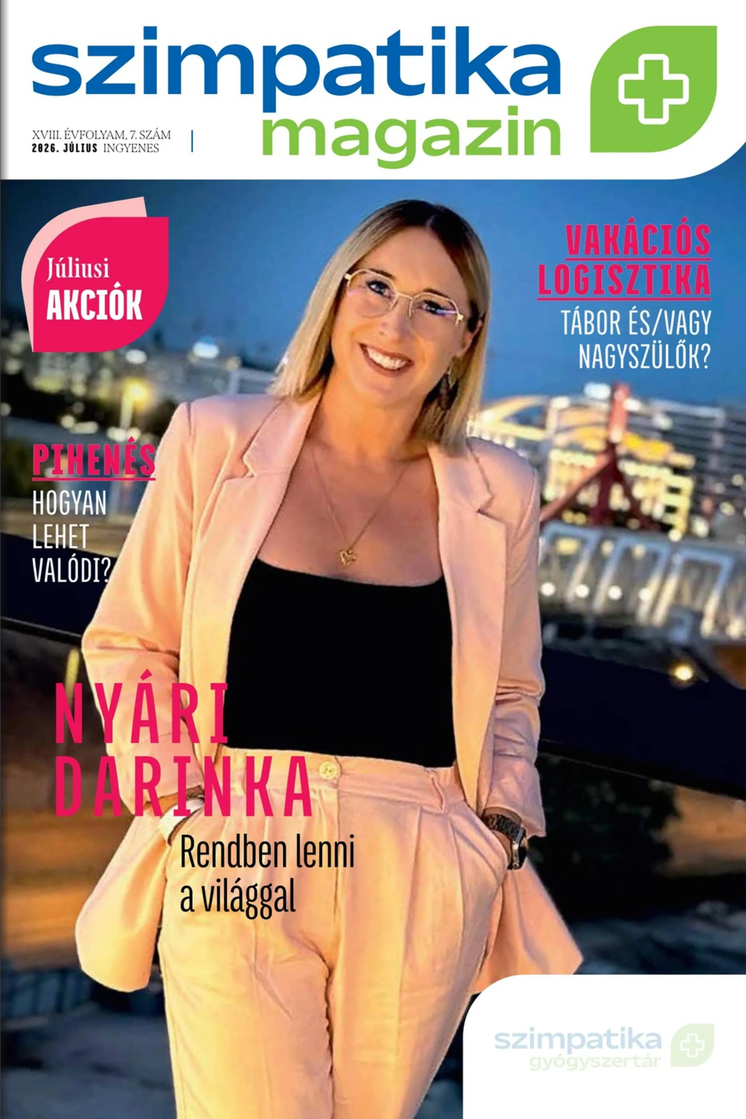 Szimpatika akciós újság 07.01–07.31