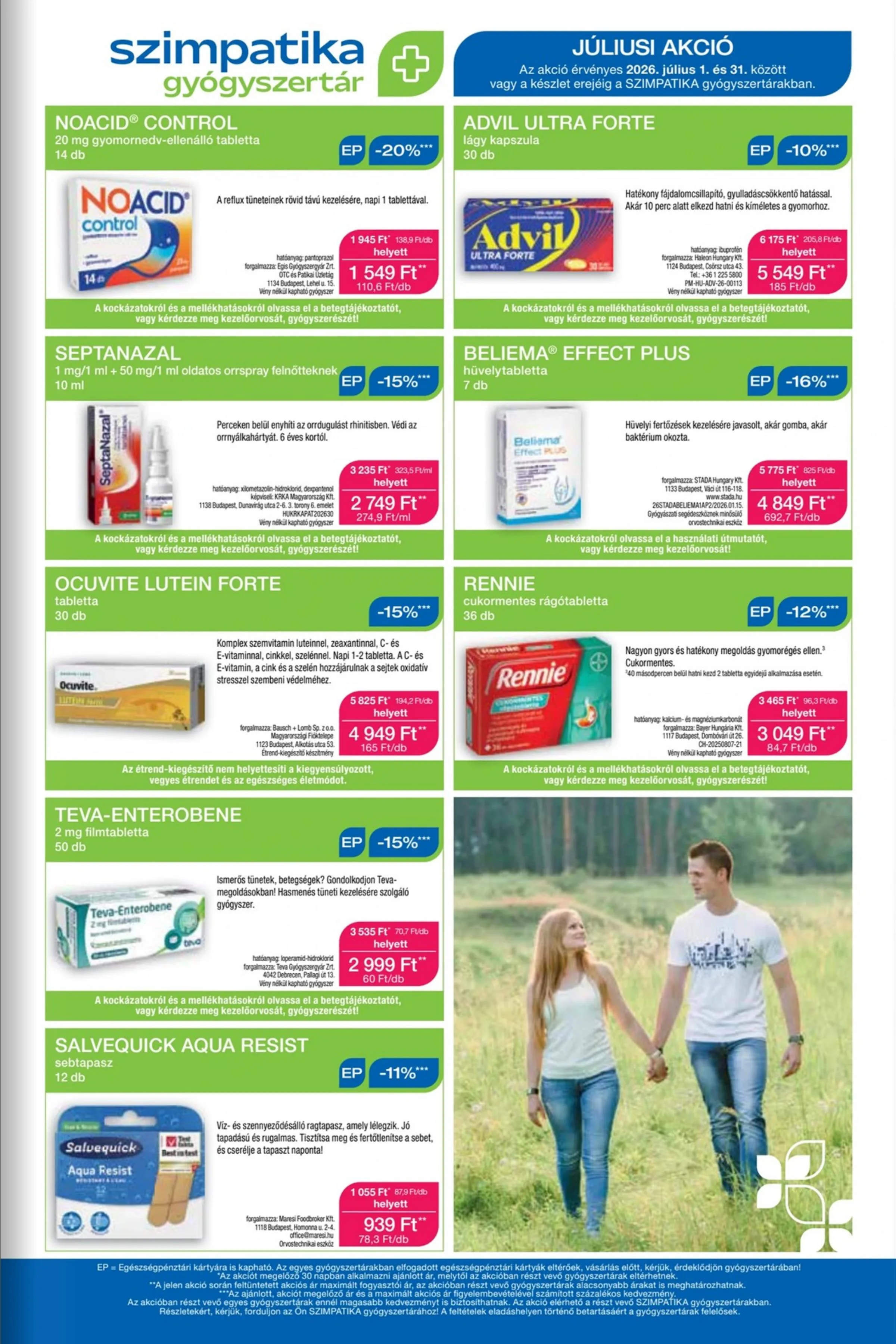 Szimpatika akciós újság 07.01–07.31 – 15. oldal