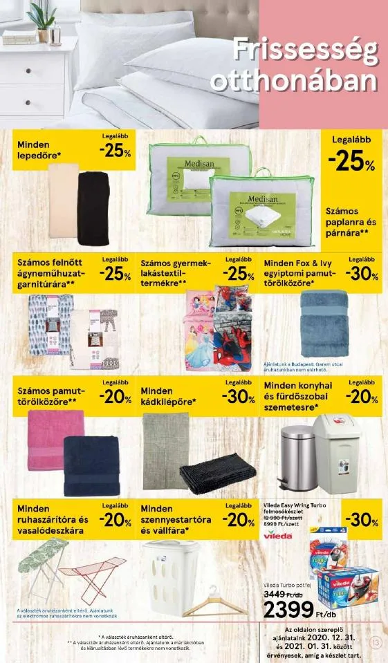 Tesco akciós újság 01.04–01.13 – 13. oldal