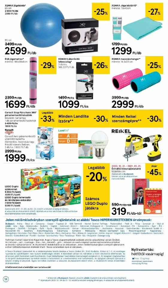 Tesco akciós újság 01.04–01.13 – 14. oldal