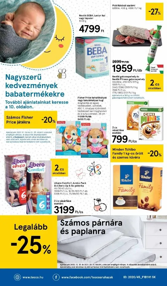 Tesco akciós újság 01.04–01.13 – 20. oldal