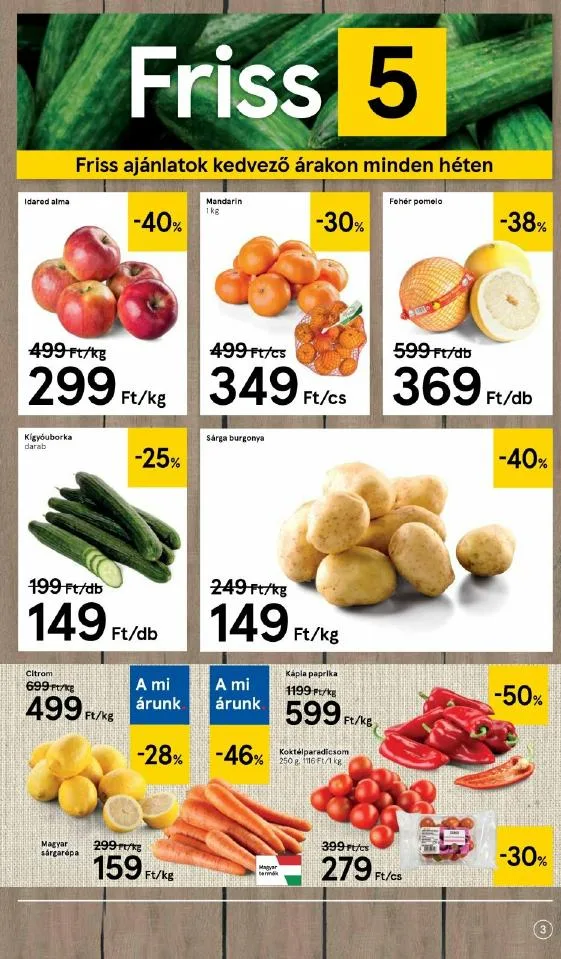 Tesco akciós újság 01.04–01.13 – 3. oldal