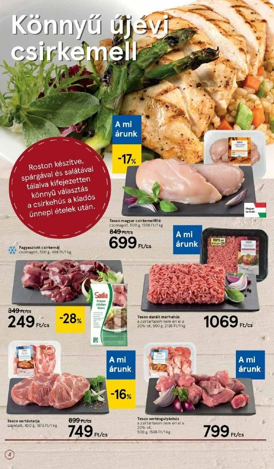 Tesco akciós újság 01.04–01.13 – 4. oldal