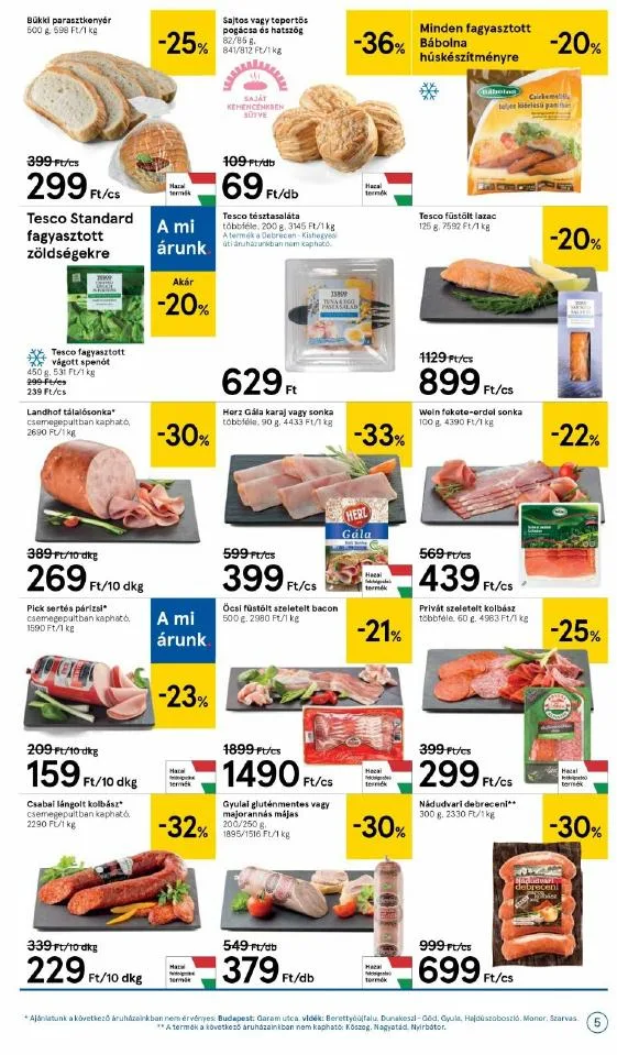 Tesco akciós újság 01.04–01.13 – 5. oldal