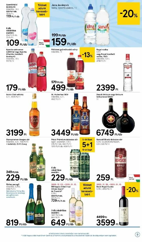 Tesco akciós újság 01.04–01.13 – 9. oldal