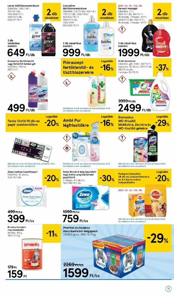 Tesco akciós újság 01.14–01.20 – 11. oldal