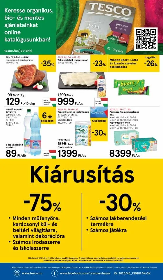 Tesco akciós újság 01.14–01.20 – 16. oldal