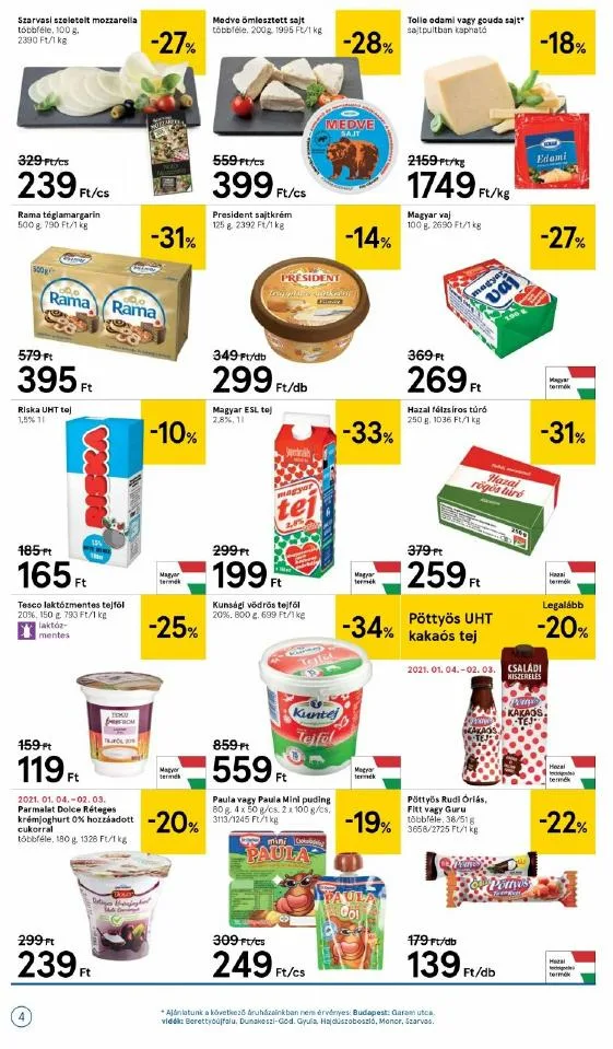 Tesco akciós újság 01.14–01.20 – 4. oldal
