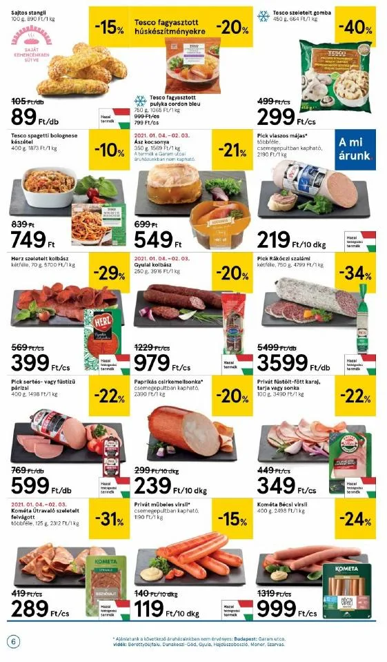 Tesco akciós újság 01.14–01.20 – 6. oldal