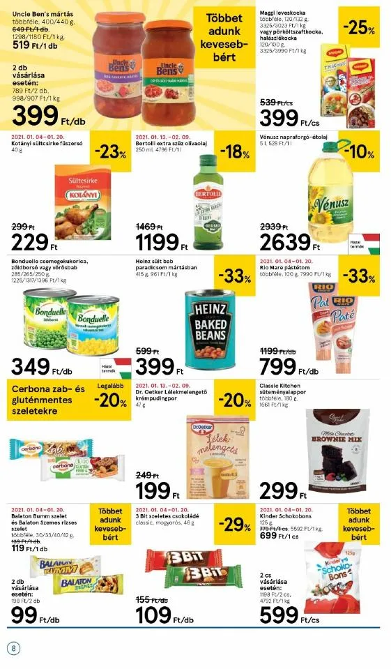Tesco akciós újság 01.14–01.20 – 8. oldal