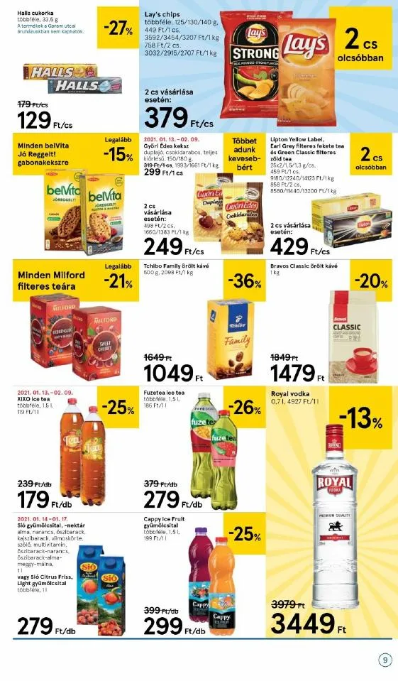 Tesco akciós újság 01.14–01.20 – 9. oldal